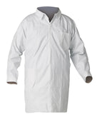 Kimberly-Clark White Kleenguard Coat, Lab, Liquid, Particle, Protection, XL - 44454 - 30 Each