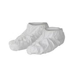 KleenGuard A40 Film Laminate Shoe Cover with Elastic Top, Vinyl Sole, White, XL - 44494 - 400 Each