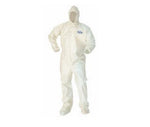 Kleenguard A80 Coveralls, White, Size L, Chemical Protection - 45663 - 12 Each