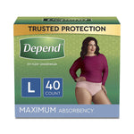 Kimberly-Clark Corporation Depend Briefs 48124 - 34.0 Each