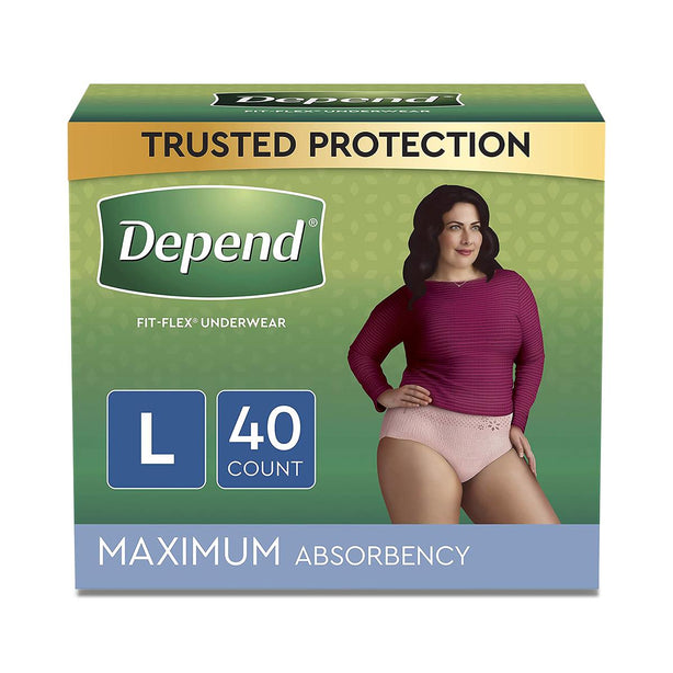 Kimberly-Clark Corporation Depend Briefs 48124 - 34.0 Each