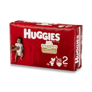 Kimberly-Clark Corporation Huggies Little Snugglers Diapers 49697 - 116.0 Each