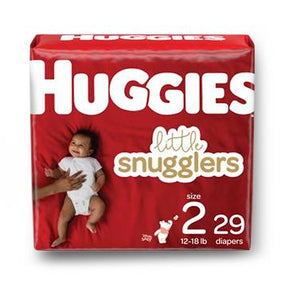Kimberly-Clark Corporation Huggies Little Snugglers Diapers 49697 - 116.0 Each