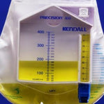 Cardinal Precision Urine Meter with 400 mL Drain Bag, 60" Tubing and Needleless Sampling Port - 2000 - 10 Each