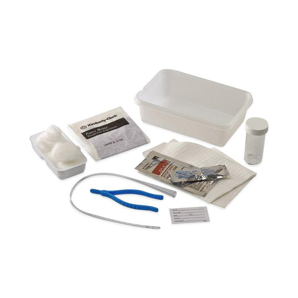 Cardinal Catheterization Dover Open Urethral Catheter Tray, PVC Catheter, Vinyl, PVP Solution, 14 Fr - 3141 - 20 Each