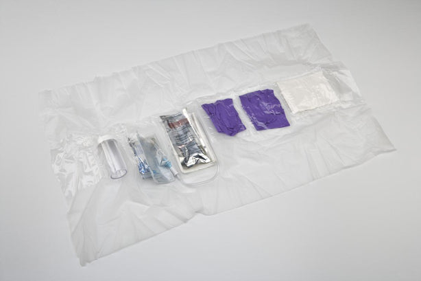 Dover Closed Urethral Trays with Catheter - 3420 - 20 Each - MDL-KDL3420