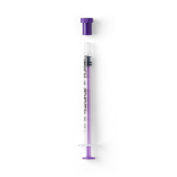 CARDINAL Oral Syringe, Purple, 1 mL - 401SG - 240 Each