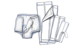 CARDINAL Insert Simplicity Liner Pad, Unigard, White, 6.5" x 17" - 6426 - 100 Each