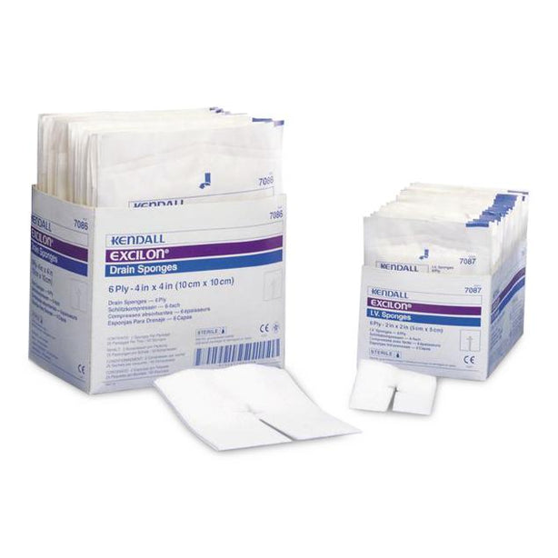 CARDINAL HEALTH Excilon Drain & IV Sponges 7087 1400 Each - MDL-KDL7087CS2