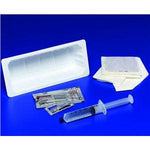 Cardinal Catheterization Dover Open Urethral Catheter Tray, PVC Catheter, Red Rubber Latex Catheter, BZK Swabs, 14 Fr - 75005 - 20 Each