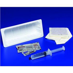 Cardinal Catheterization Dover Open Urethral Catheter Tray, PVC Catheter, Red Rubber Latex Catheter, BZK Swabs, 14 Fr - 75005 - 20 Each