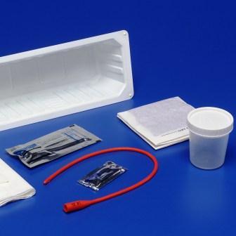 Cardinal Dover Catheterization Open Urethral Catheter Tray, PVP Swab Sticks, No Catheter - 75010 - 20 Each