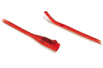 Cardinal Dover Latex Urethral Catheter, Coude, Red Rubber, 14 Fr - 8403 - 12 Each