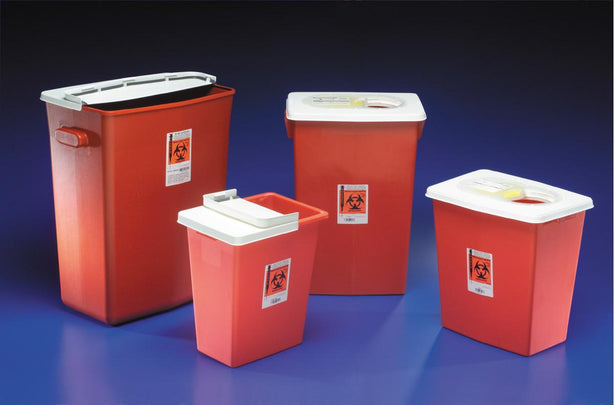 Cardinal Health SharpSafety Biohazard Waste Containers 8930SA - 3.0 Each