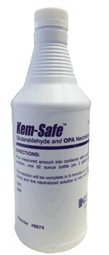 Kem Medical Kem-Safe Neutralizing Solution, 32 oz. - 9074 - 12 Each
