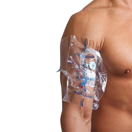 TIDI AquaGuard Moisture Barrier Wound Dressing Cover, 10" x 12" - 50011-00 - 98 Each