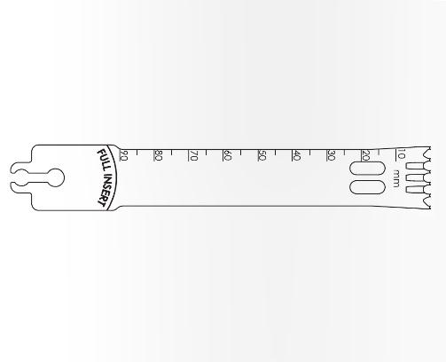 BRASSELER USA MEDICAL LLC Brassler Small Bone Saw Blades and Rasps BR4118-119-090 1 Each-MDL-KOM4118119090