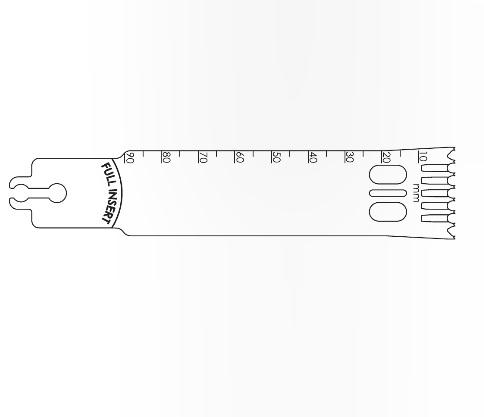 BRASSELER USA MEDICAL LLC Brassler Small Bone Saw Blades and Rasps BR4125-137-090 1 Each-MDL-KOM4125137090