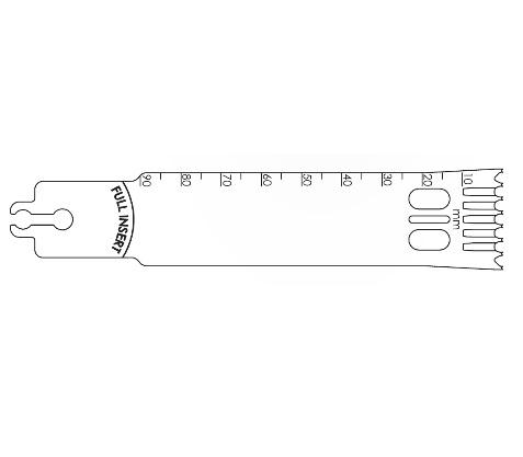BRASSELER USA MEDICAL LLC Brassler Small Bone Saw Blades and Rasps BR4125-147-090 1 Each-MDL-KOM4125147090