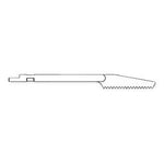 BRASSELER USA MEDICAL LLC Brassler Small Bone Saw Blades and Rasps KM5100-137-133 1 Each-MDL-KOM5100137133