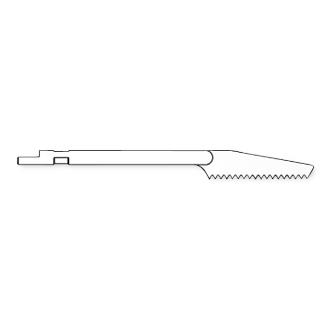 BRASSELER USA MEDICAL LLC Brassler Small Bone Saw Blades and Rasps KM5100-137-133 1 Each-MDL-KOM5100137133
