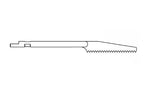 Brasseler Usa Medical Brassler Large Bone Oscillating Saw Blade, Surgical, 27.4 x 6.0 mm - KOM5100137233