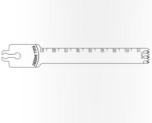 Brasseler Usa Medical Brassler Large Bone Sagittal Saw Blade, 90 x 12.5 mm, 0.89 mm Thick - KOMBR1129035
