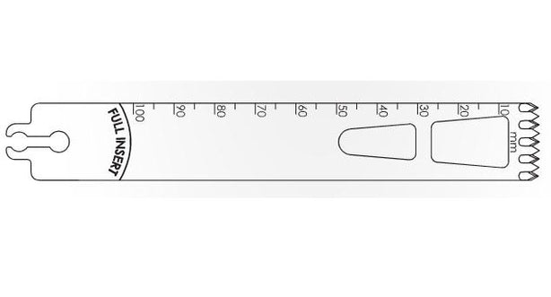 Brasseler Usa Medical Brassler Large Bone Oscillating Saw Blade, Surgical, 100 x 19 mm - KOMBR11910047