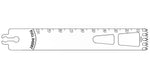 Brasseler Usa Medical Brassler Large Bone Oscillating Saw Blade, Surgical, 100 x 19 mm - KOMBR11910050