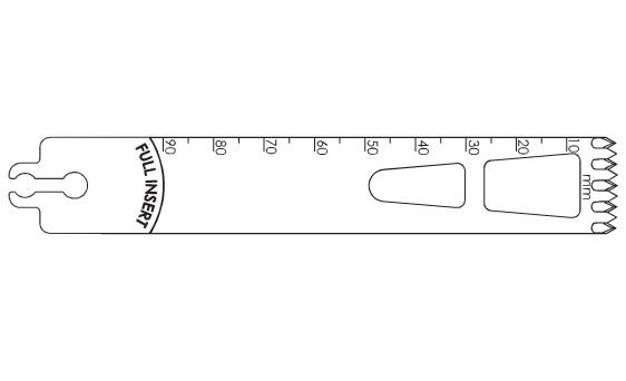 Brasseler Usa Medical Brassler Large Bone Oscillating Saw Blade, Surgical, 90 x 19 mm - KOMBR1199047