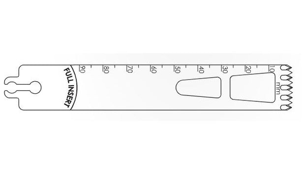 Brasseler Usa Medical Brassler Large Bone Oscillating Saw Blade, Surgical, 90 x 19 mm - KOMBR1199050