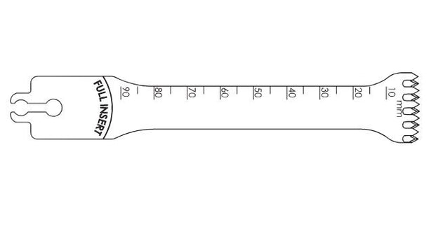 Brasseler Usa Medical Brassler Large Bone Oscillating Saw Blade, Surgical, 90 x 21 mm - KOMBR1219047F