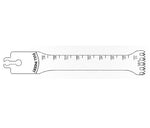 Brasseler Usa Medical Brassler Large Bone Sagittal Saw Blade, 90 x 21 mm, 1.37 mm Thick - KOMBR1219054F