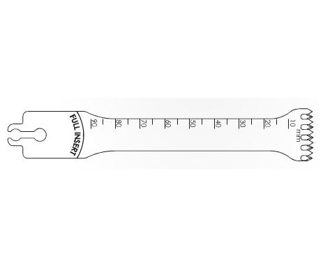 Brasseler Usa Medical Brassler Large Bone Sagittal Saw Blade, 90 x 21 mm, 1.37 mm Thick - KOMBR1219054F