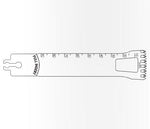 Brasseler Usa Medical Brassler FX Oscillating Sagittal Bone Saw Blade, Large, 90 mm x 25 mm, 0.99 mm Thick - KOMBR1259039F