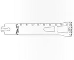 Brasseler Usa Medical Brassler Large Bone Sagittal Saw Blade, 90 x 25 mm, 1.27 mm Thick - KOMBR1259050F