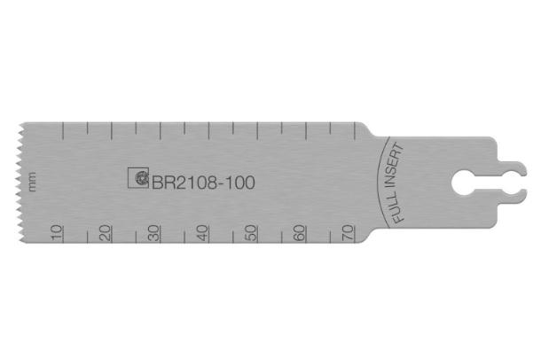 BRASSELER USA MEDICAL LLC Brassler Small Bone Saw Blades and Rasps BR2108-100N 1 Each-MDL-KOMBR2108100N