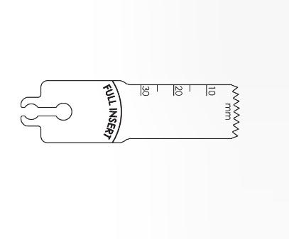 Brasseler Usa Medical Brassler Large Bone Sagittal Saw Blade, 30 x 16.5 mm, 1.65 mm Thick - KOMBR2108113