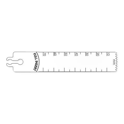 Brasseler Usa Medical Brassler Large Bone Sagittal Saw Blade, Surgical, 70 x 18.5 mm - KOMBR2108115