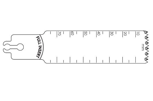 Brasseler Usa Medical Brassler Large Bone Sagittal Saw Blade, Surgical, 75 x 25 mm - KOMBR2108118