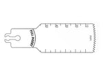 Brasseler Usa Medical Brassler Large Bone Sagittal Saw Blade, Surgical, 55 x 29 mm - KOMBR2108140