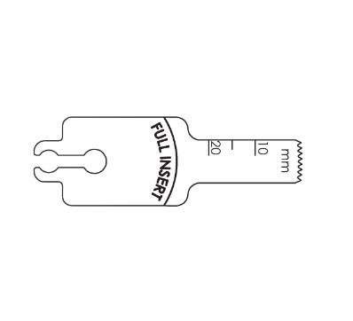 Brasseler Usa Medical Brassler Large Bone Sagittal Saw Blade, 20 x 9 mm, 0.79 mm Thick - KOMBR2108145