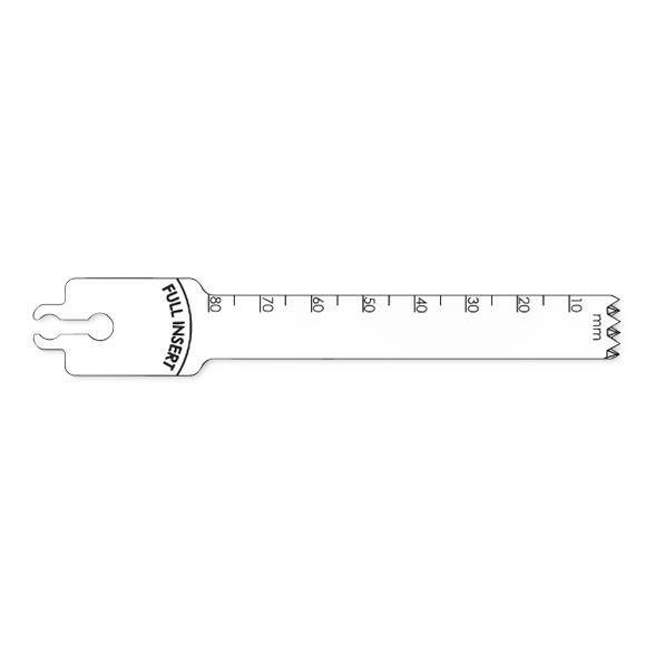 Brasseler Usa Medical Brassler Large Bone Sagittal Saw Blade, 80 x 12.5 mm, 1.27 mm Thick - KOMBR2108158