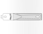 Brasseler Usa Medical Brassler Large Bone Sagittal Saw Blade, 86 x 19.5 mm, Chromium Coating - KOMBR5072101