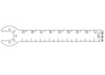 Brasseler Usa Medical Brassler Large Bone Oscillating Saw Blade, 90 x 12.5 mm, 1.37 mm Thick - KOMK5129054