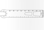 Brasseler Usa Medical Brassler Large Bone Oscillating Saw Blade, 90 x 19 mm, 1.00 mm Thick - KOMK5199039
