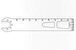 Brasseler Usa Medical Brassler Large Bone Oscillating Saw Blade, 90 x 19 mm, 1.19 mm Thick - KOMK5199047