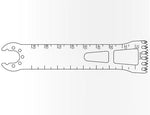 Brasseler Usa Medical Brassler Large Bone Oscillating Saw Blade, 90 x 25 mm, 1.00 mm Thick - KOMK5259039