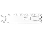 Brasseler Usa Medical Brassler Large Bone Oscillating Saw Blade, 90 x 25 mm, 1.19 mm Thick - KOMK5259047