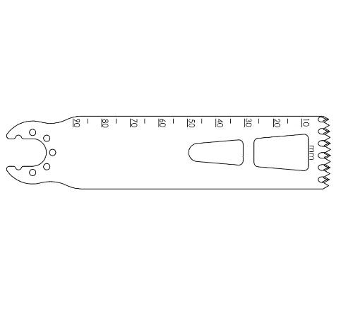 Brasseler Usa Medical LLC Brassler Large Bone Oscillating Saw Blades - KOMK5259054